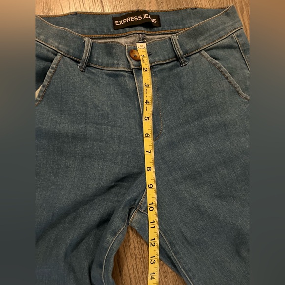 Express wideleg cropped jeans - Picture 7 of 8